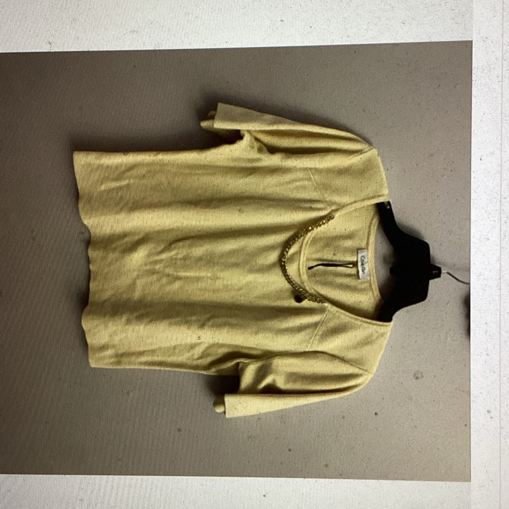 Womens Calvin Klein Short Sleeve Top